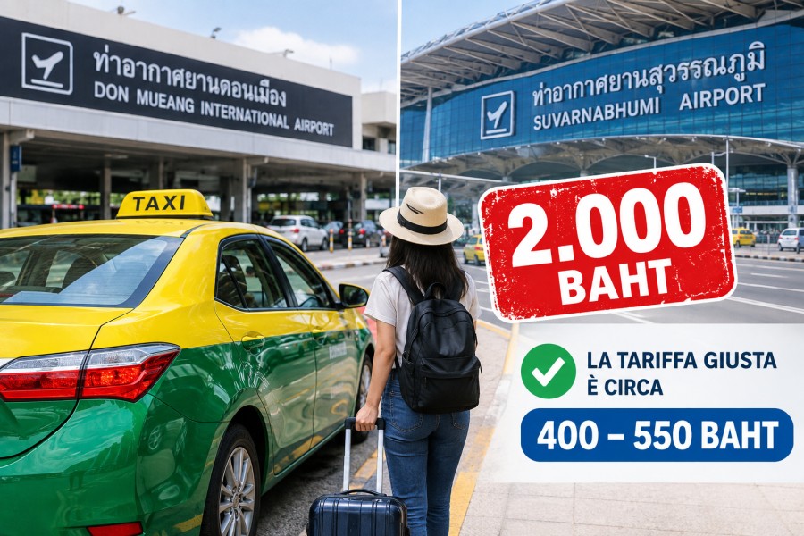 taxi-aeroporti-bangkok sovraprezzo taxi aeroporti Bangkok